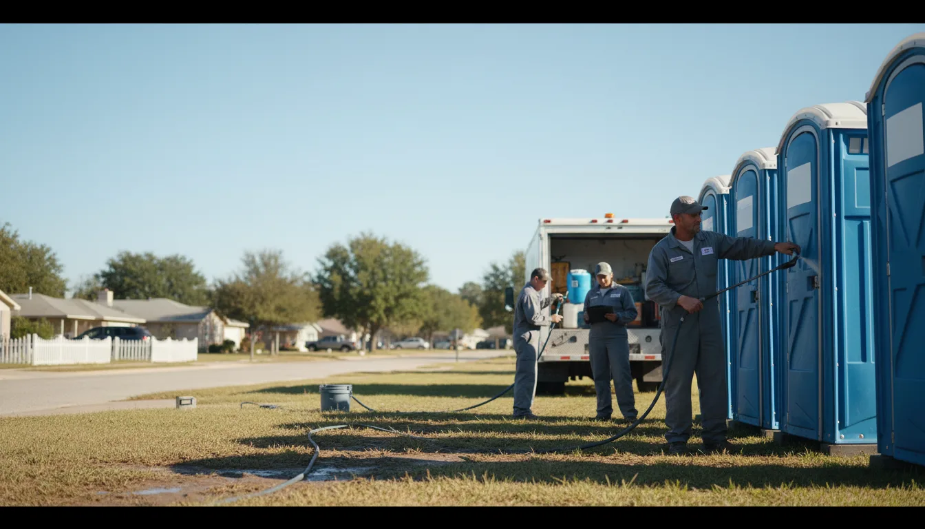 Long-Term Portable Toilet Rental in Gould, OK near me